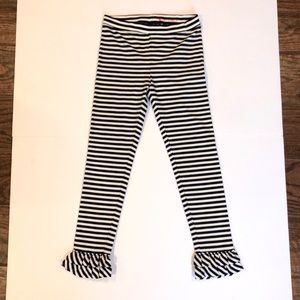 J. Crew Little Girls Striped Leggings - Size: 10